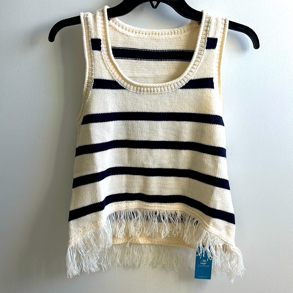 Cupshe Sweater Vest NWT